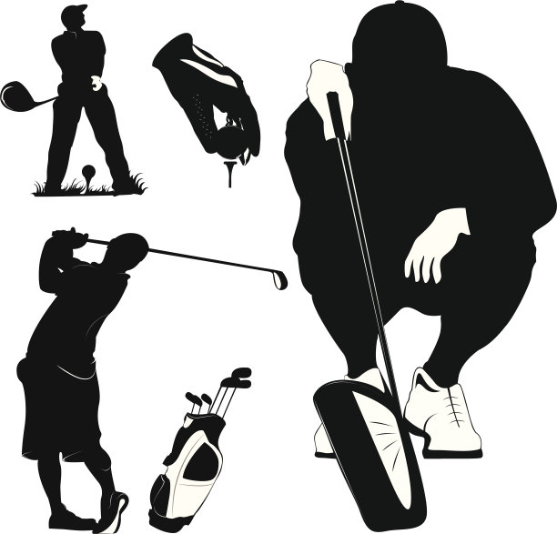 高尔夫和高尔夫球手图片下载