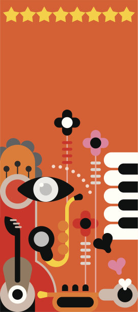 抽象的音乐背景图片下载