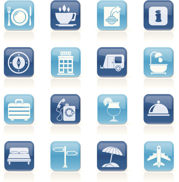 旅游和度假图标图片下载