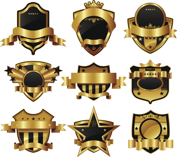 古董金色的框架图片下载