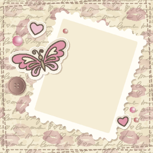 复古剪贴集，矢量eps 10图片下载