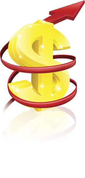 美元升值或利润上升图片下载