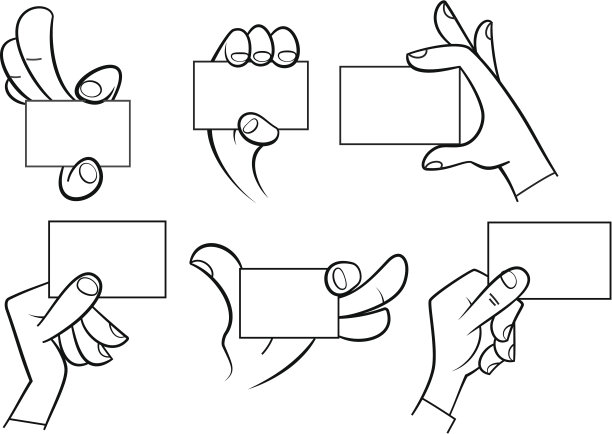 卡通手握卡图片下载