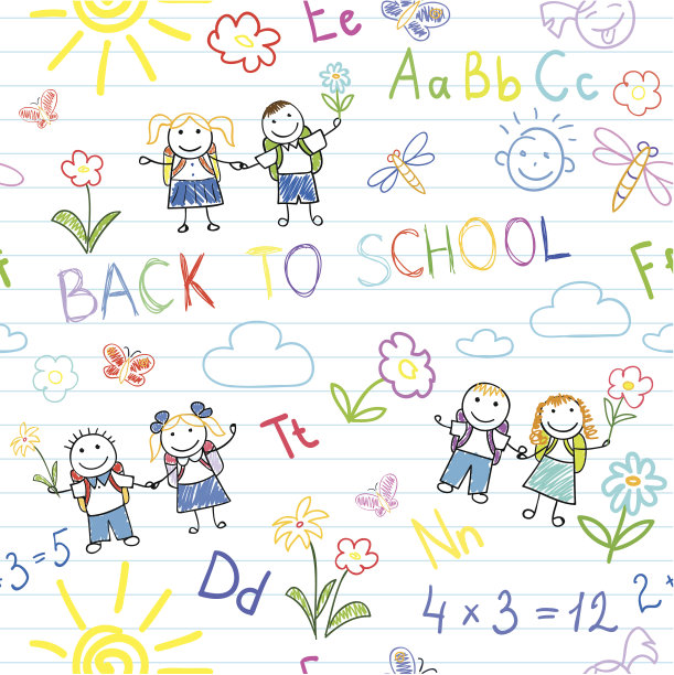 孩子插画素材ID：105652030