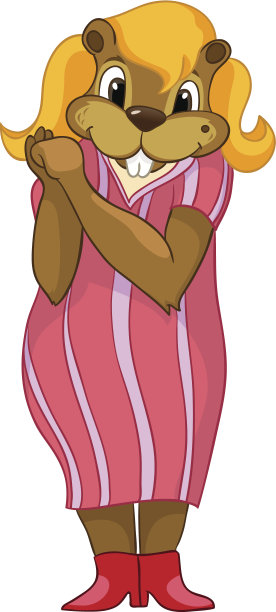 海狸小姐图片下载