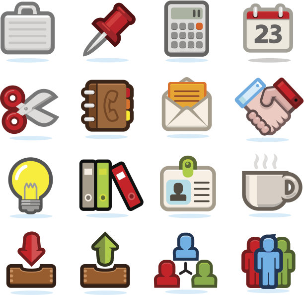 办公室图标设置图片下载