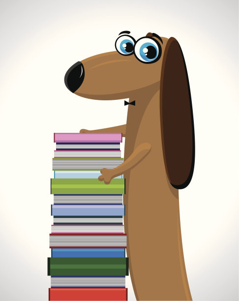 有趣的卡通腊肠犬图片下载