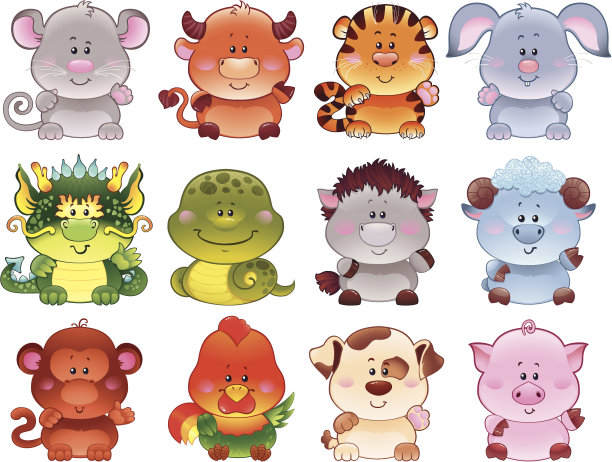 中国占星术的象征。图片下载