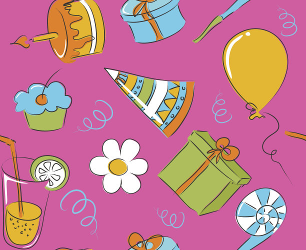 无缝的涂鸦素材图片