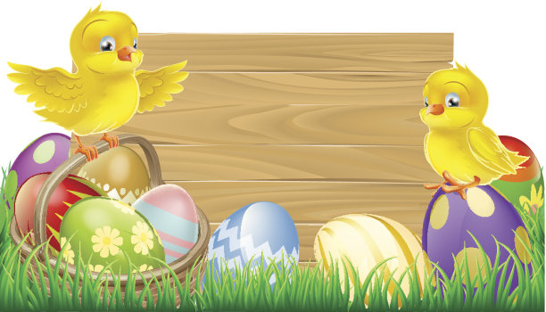 空白的复活节的迹象图片下载