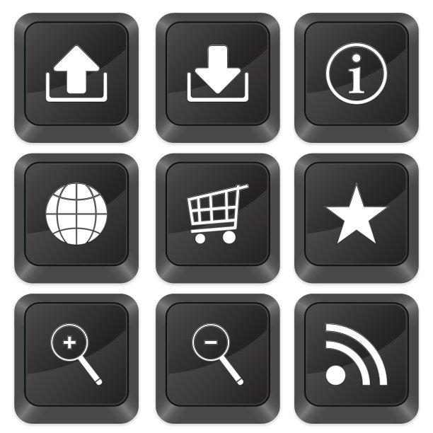 计算机按钮互联网符号图片下载