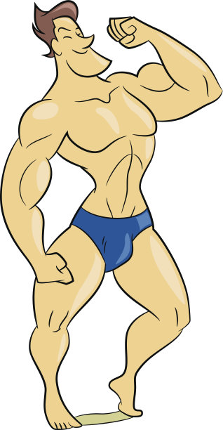 肌肉发达的男人图片下载
