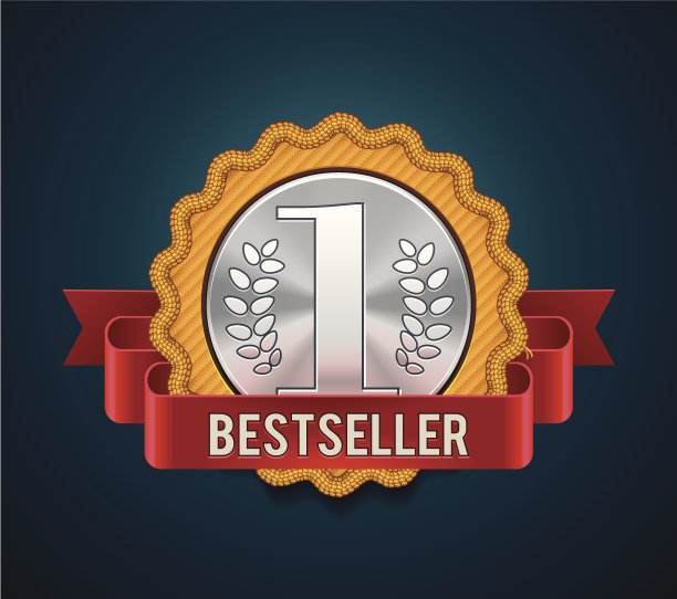 畅销书的徽章图片下载