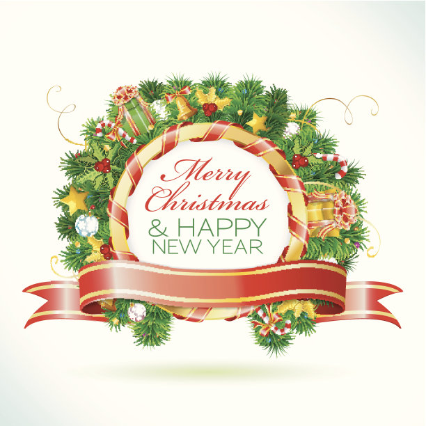 圣诞花环图片下载