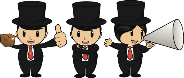 商业人士用平板电脑竖起大拇指图片下载