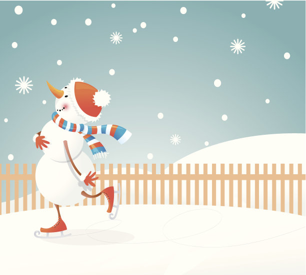 圣诞雪人图片下载