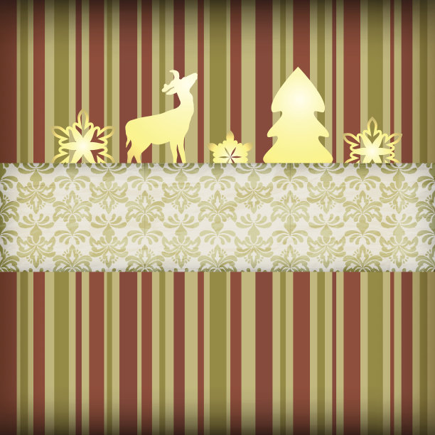 圣诞节向量组成图片下载