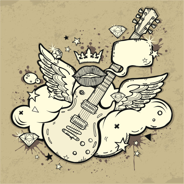 摇滚吉他图片下载