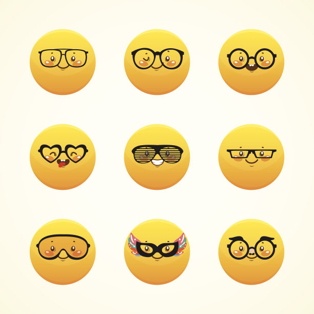 时尚的笑脸图片下载