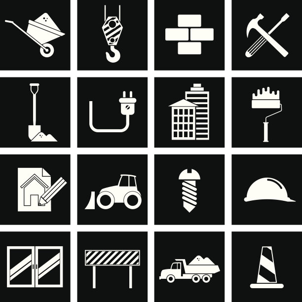 建筑图标图片下载