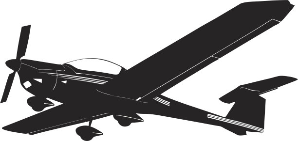 准备降落的飞机的矢量图片下载