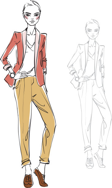 的时装模特图片下载