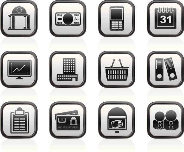 商业和金融图标图片下载