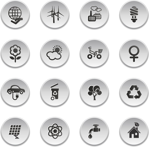 一套生态图标图片下载