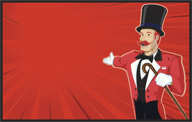 马戏团播音员背景图片下载