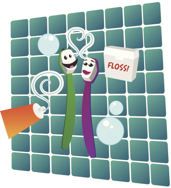 牙刷在爱图片下载