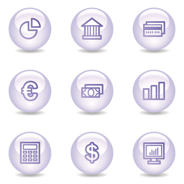 财经网站图标，珠光系列图片下载