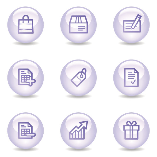 购物网图标，珠光系列图片下载