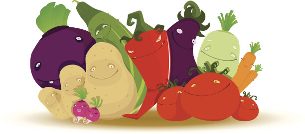 有趣的蔬菜素材图片