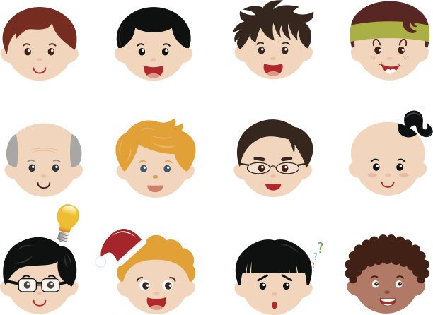 男孩，男人，孩子(男性)不同的种族图片下载