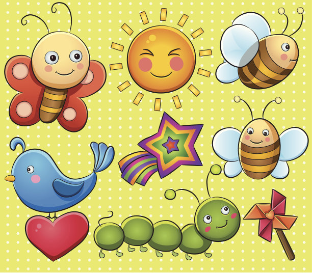 可爱的昆虫素材图片