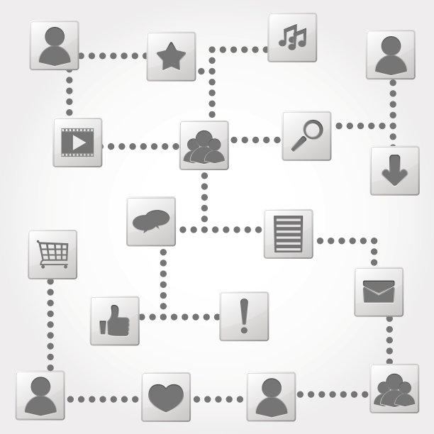 社交网络的概念图片下载