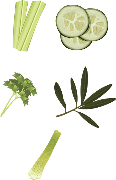 一套新鲜蔬菜图片下载