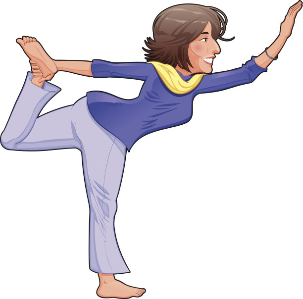 瑜伽姿势。图片下载