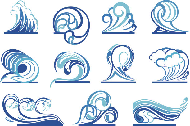 波符号素材图片