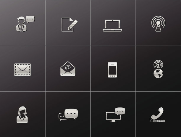 金属图标-沟通图片下载