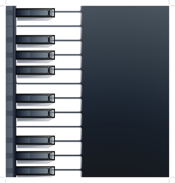 钢琴键背景图片下载