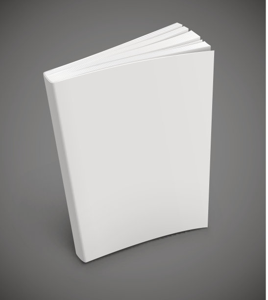 空白白色封面的书图片下载