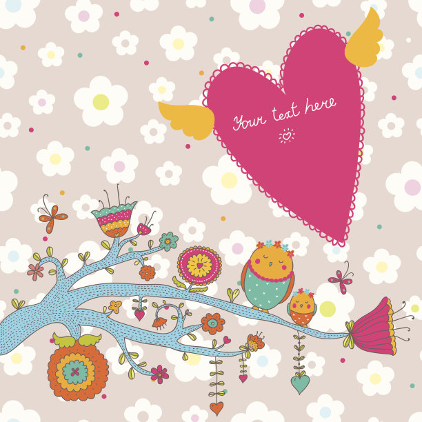 春天树上有鸟儿。图片下载