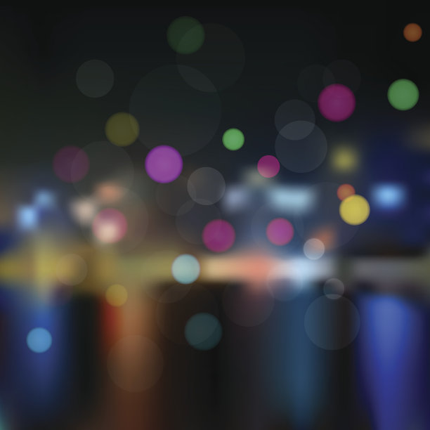 夜晚的城市。背景。图片下载