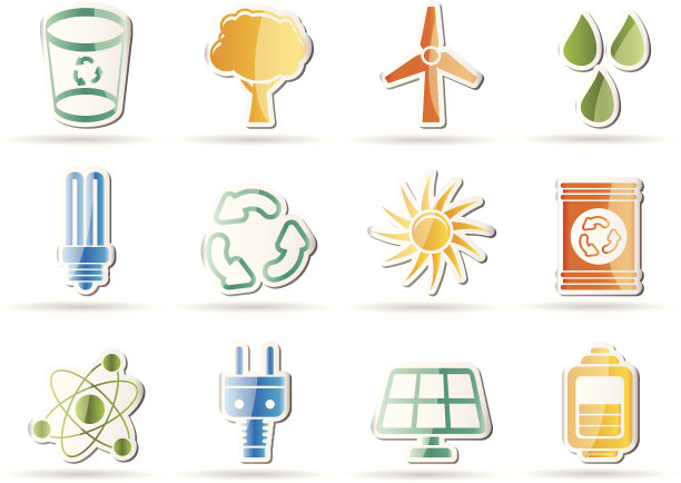 生态、能源和自然的图标图片下载