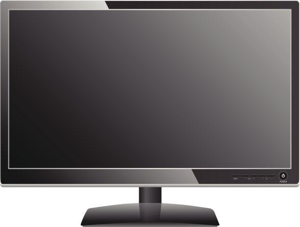 LCD / LED电视矢量插图。图片下载