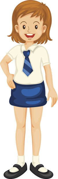 穿校服的女孩图片下载