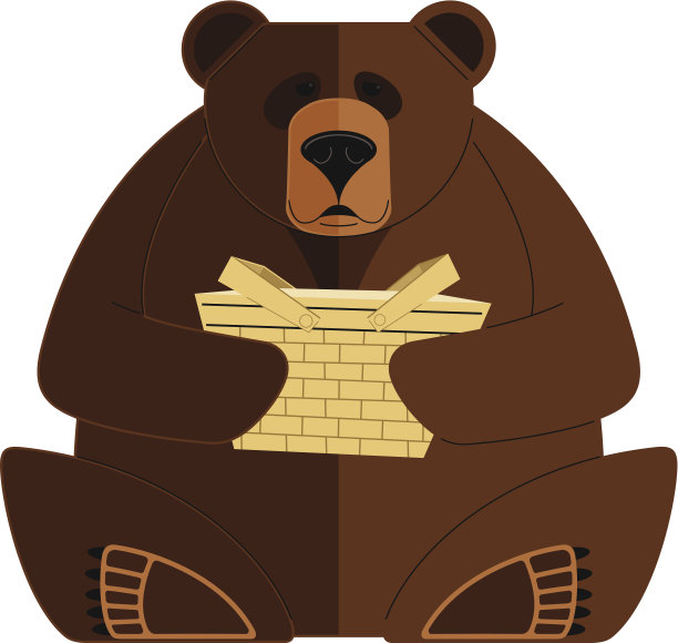 提篮子的熊图片下载