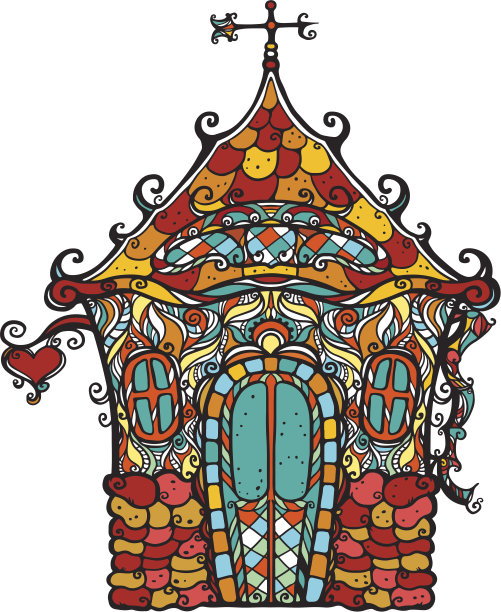 彩饰梦幻屋图片下载