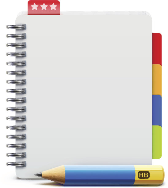 螺旋笔记本图片下载